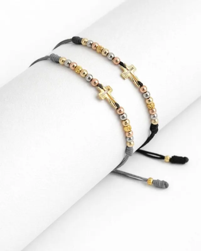 Pulsera Cruz Diamantada