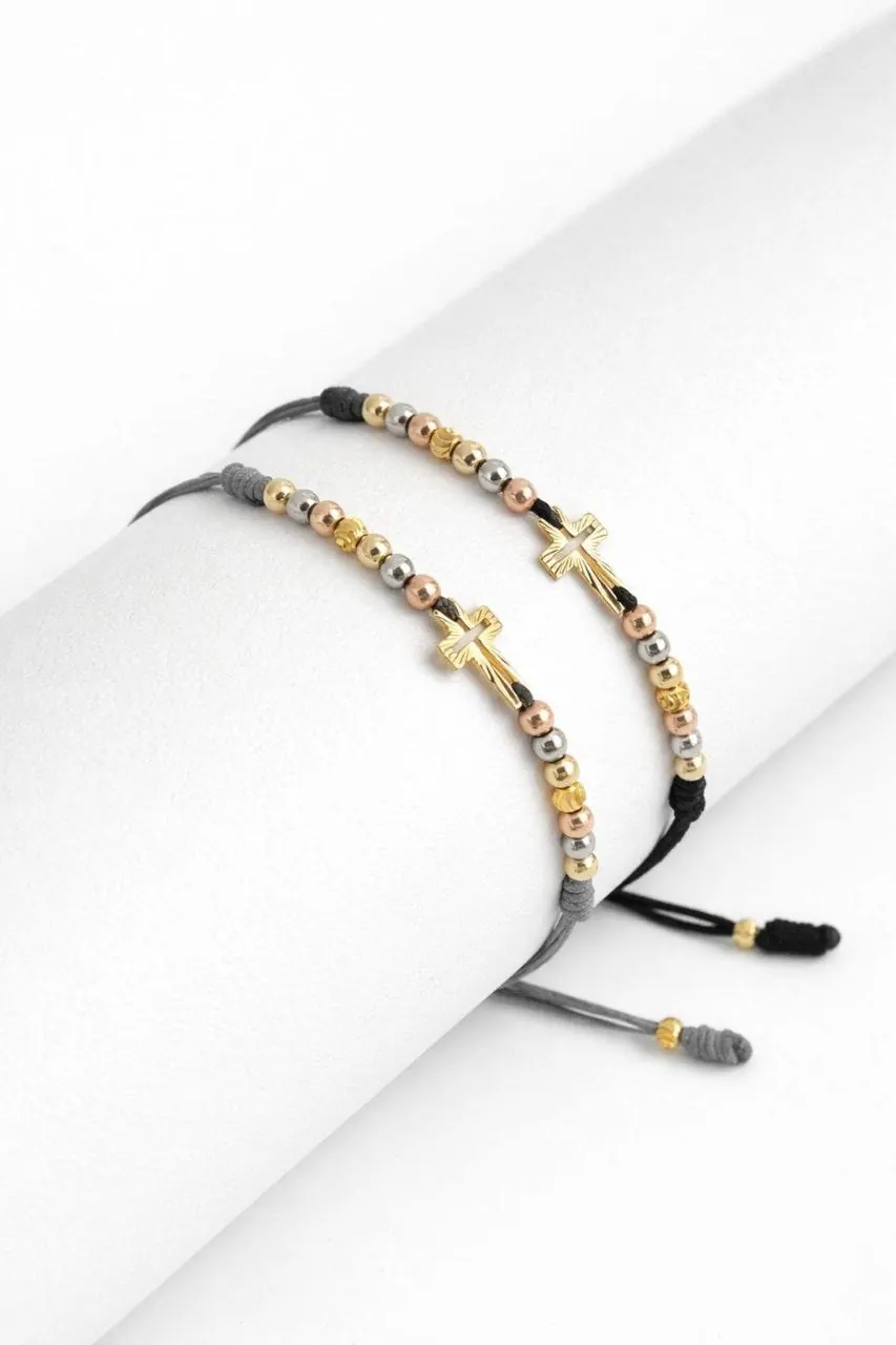 Pulsera Cruz Diamantada