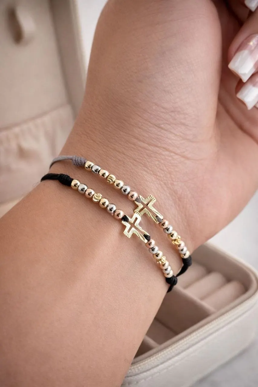 Pulsera Cruz Diamantada — foto 2