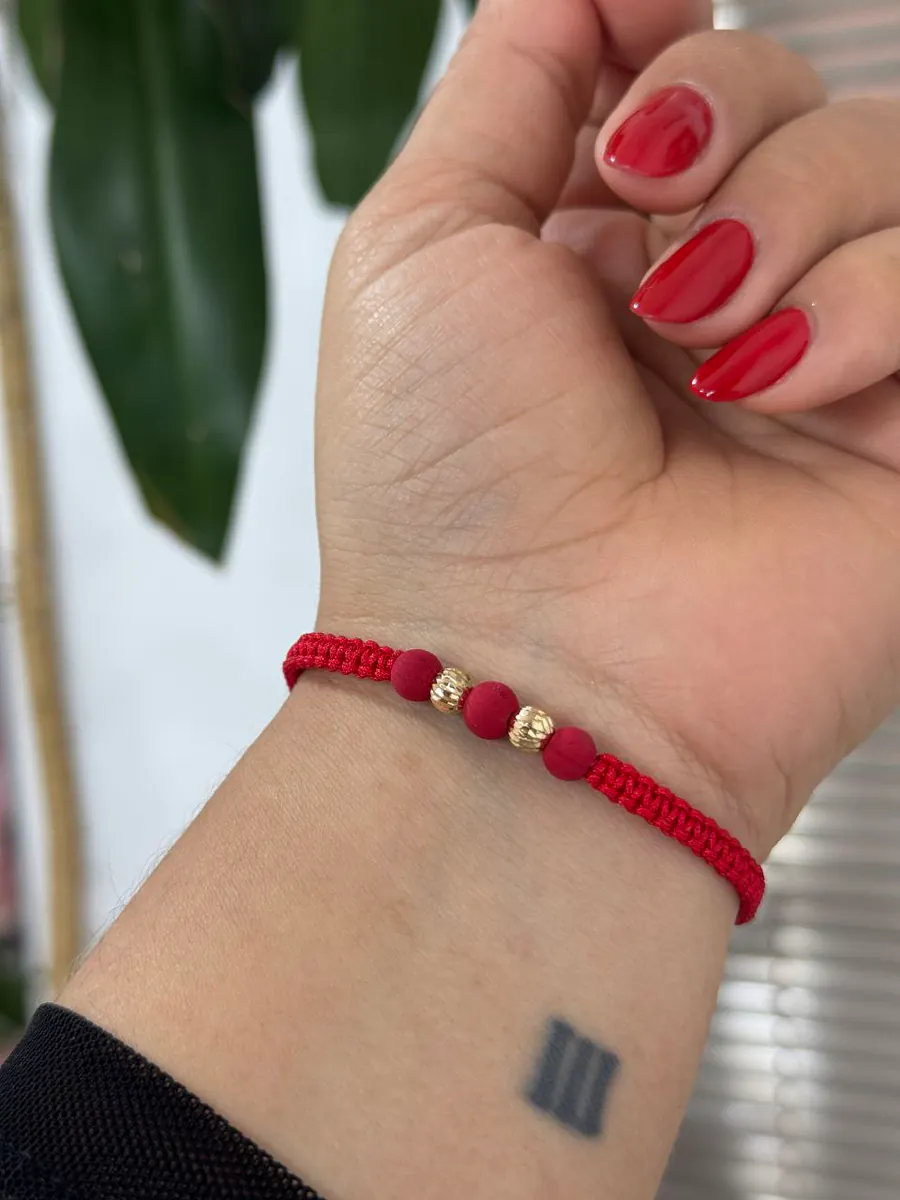 Pulsera Roja Minimal
