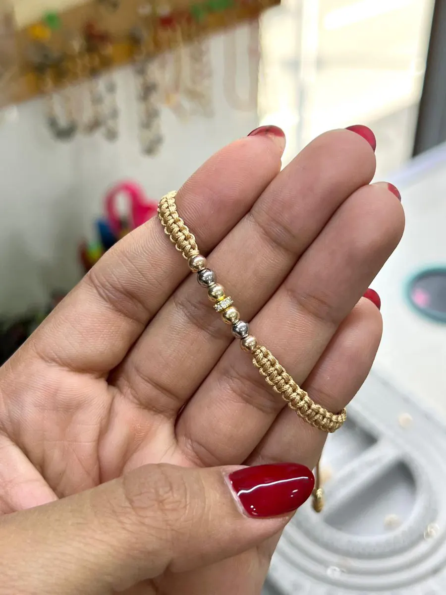 Pulsera Rondel Oro Rosa — foto 2
