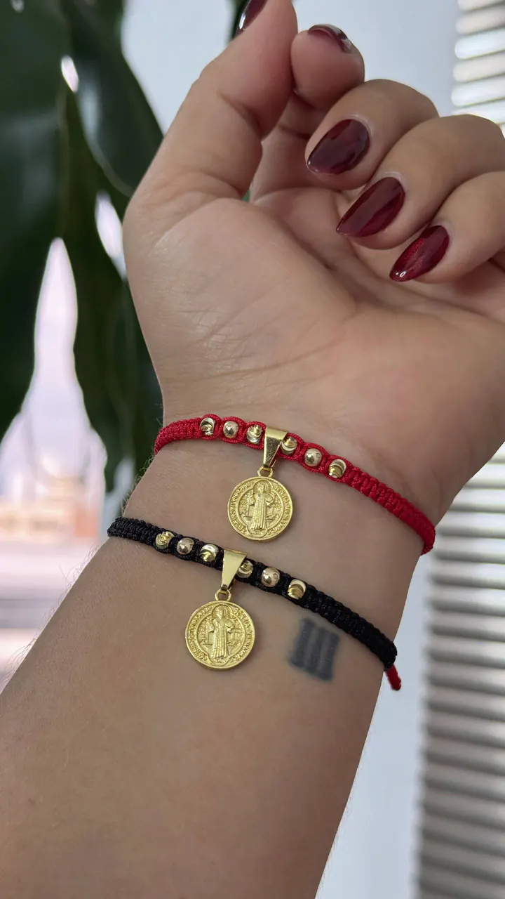 Pulsera San Benito Dije Colgante
