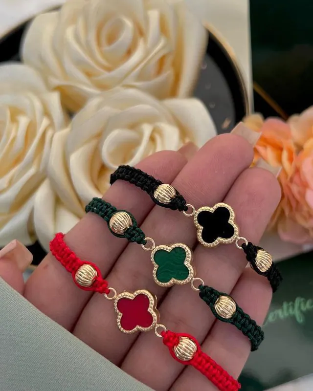 Pulsera Trébol de Colores
