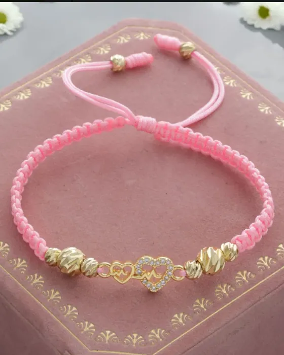 Pulsera Doble Corazón Latido