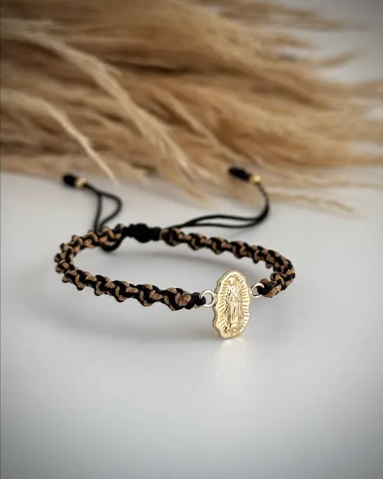 Pulsera Guadalupe Espiral Bicolor