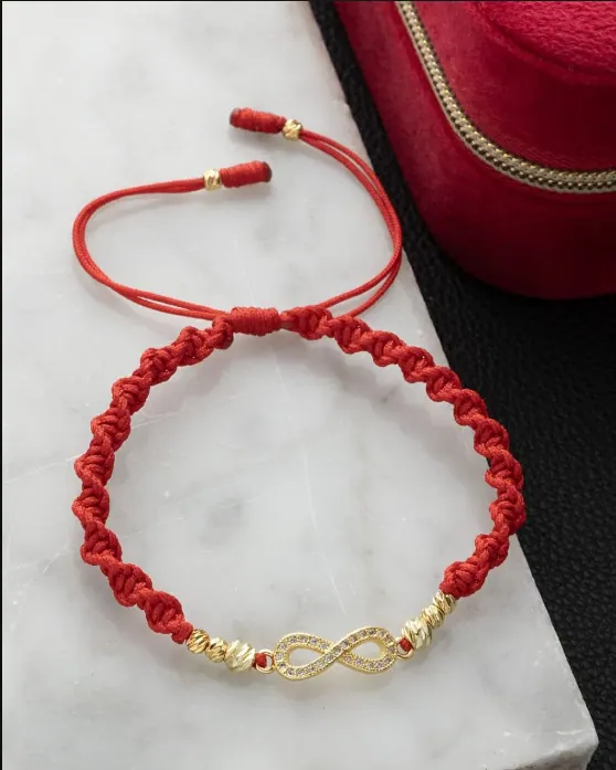 Pulsera Infinito Hilo Rojo