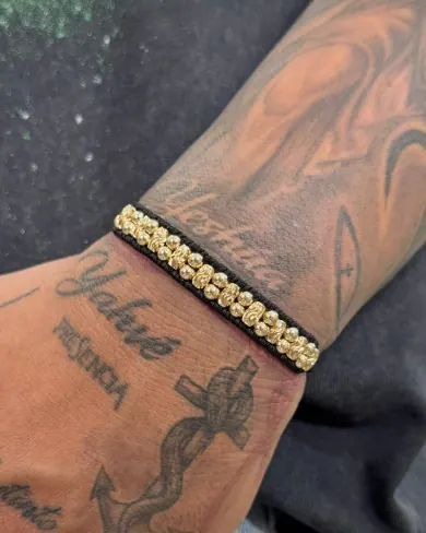 Pulsera Tejida Doble Hilera