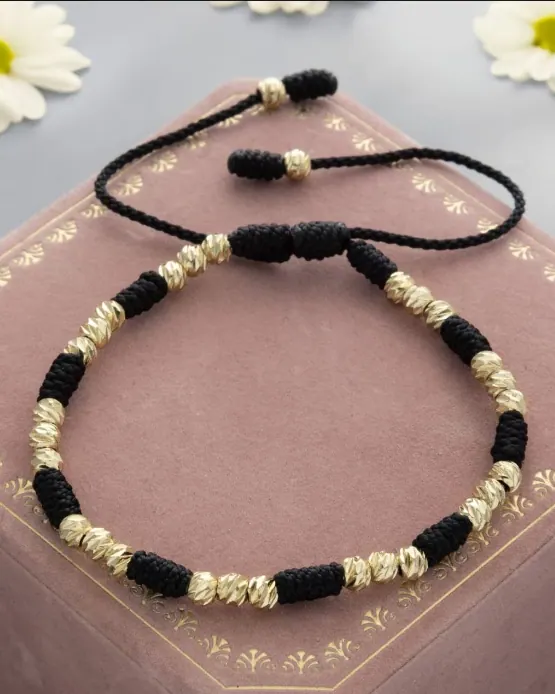 Pulsera Tejida Tríos de Balines