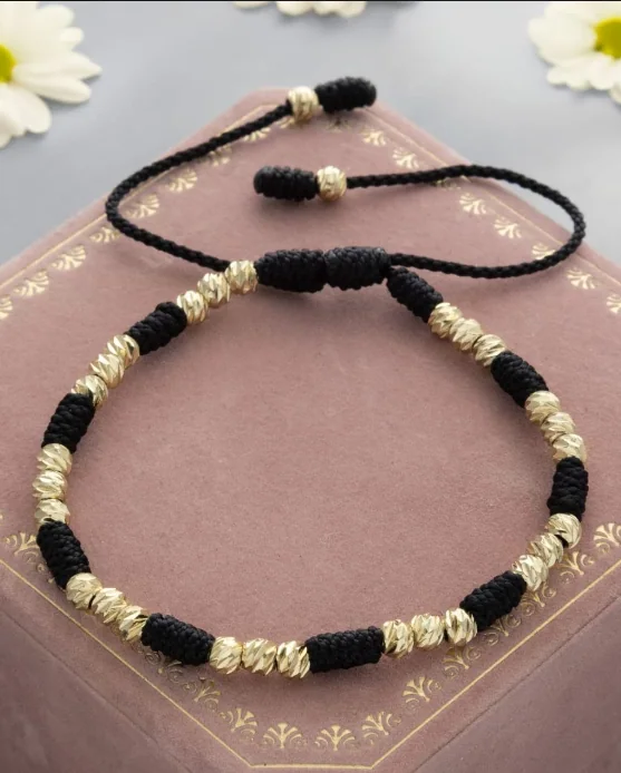 Pulsera Tejida Tríos de Balines