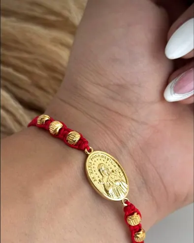 Pulsera Virgen Rosa Mística