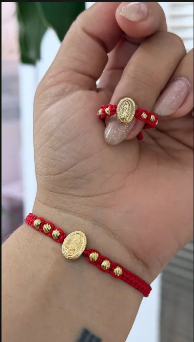 Set Pulsera y Anillo Guadalupe
