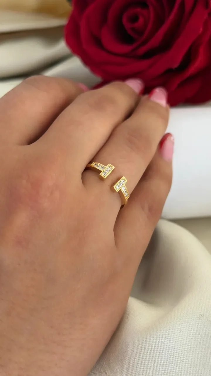 Anillo Circonia T Ajustable — foto 2