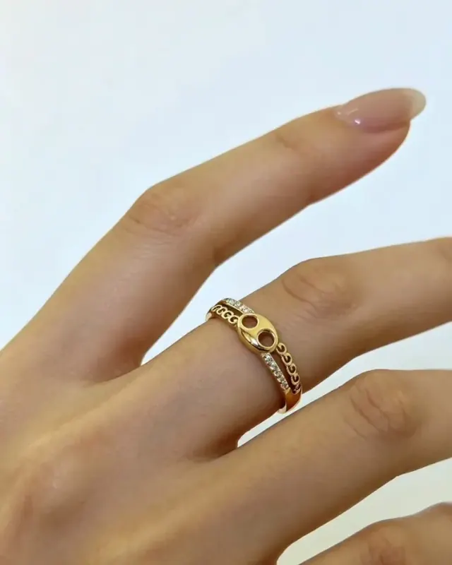 Anillo GCC Circonia Ajustable