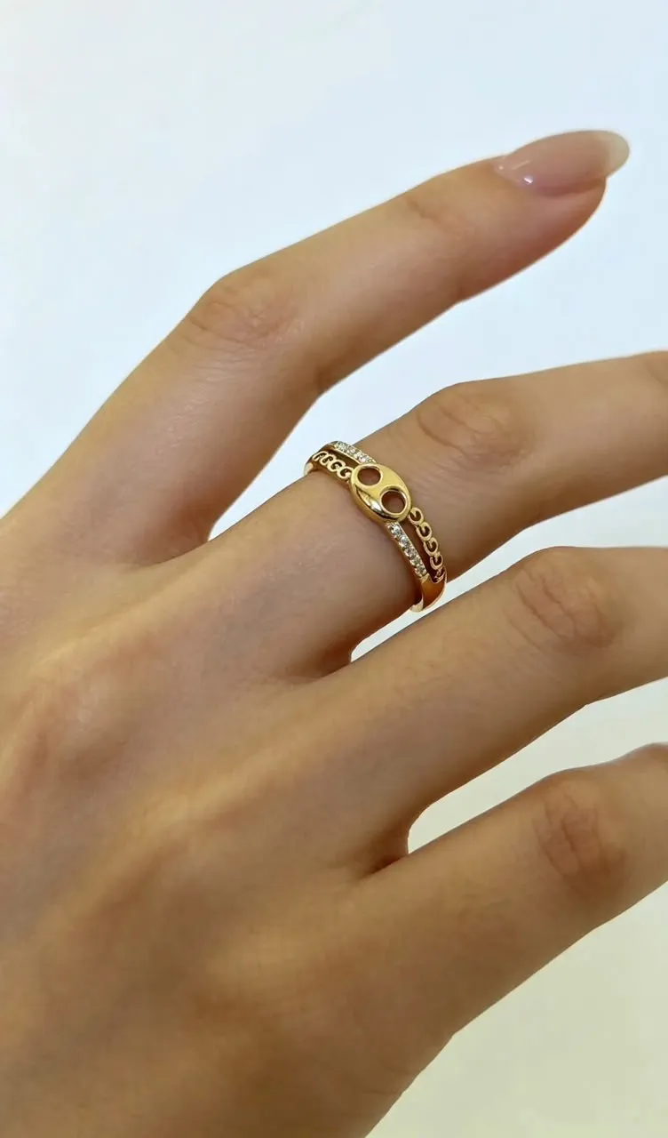 Anillo GCC Circonia Ajustable