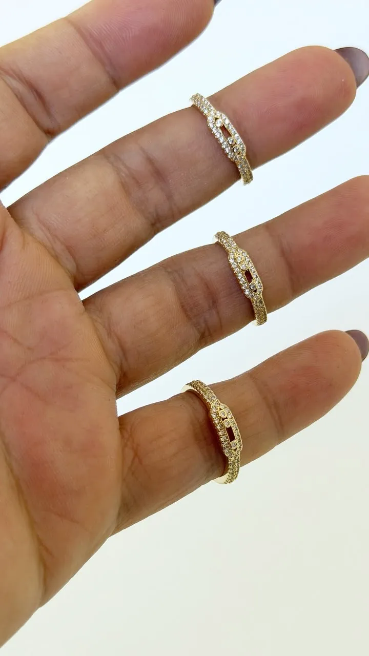 Anillo MSK Circonias Ajustable — foto 2