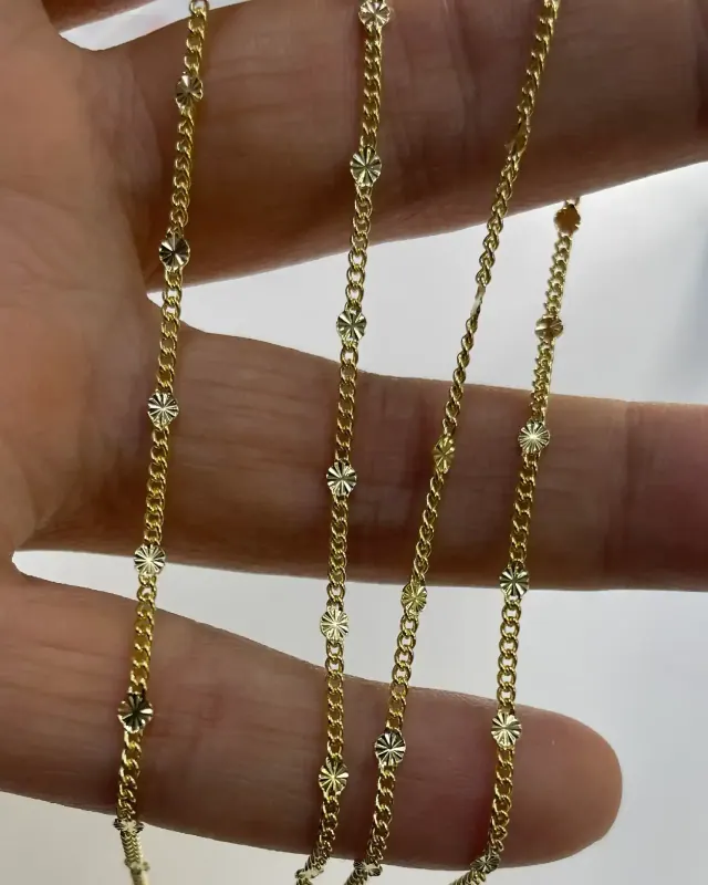 Cadena Cubana Sol 65 cm
