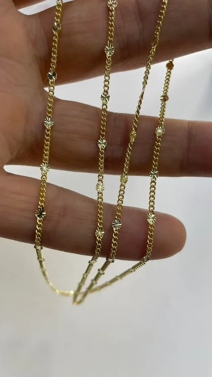 Cadena Cubana Sol 65 cm