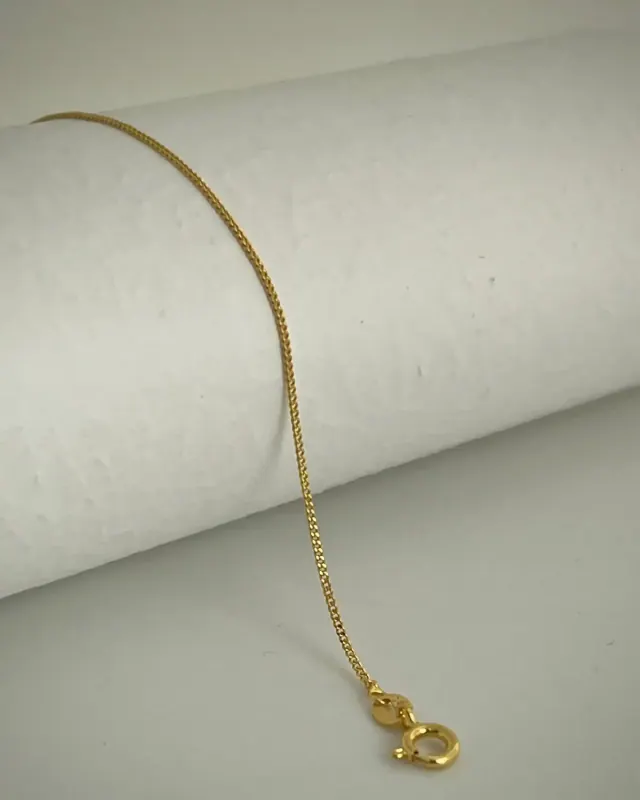 Cadena Cubanita 1 mm 65 cm