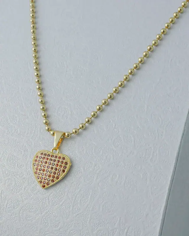 Dije Corazón Cristal 2,2 cm