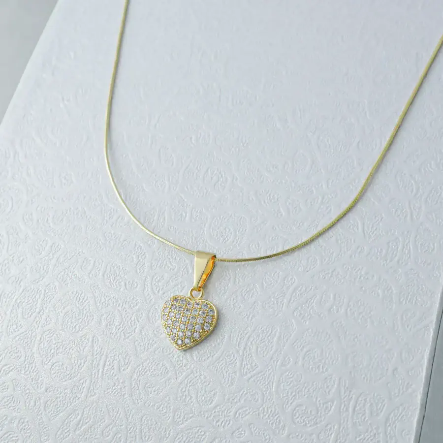 Dije Corazón Cristal 2,2 cm — foto 2