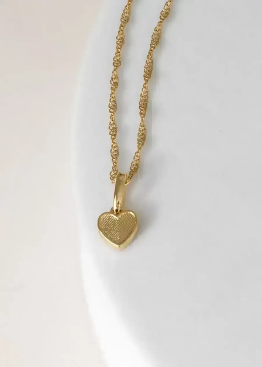Dije Corazón Sol
