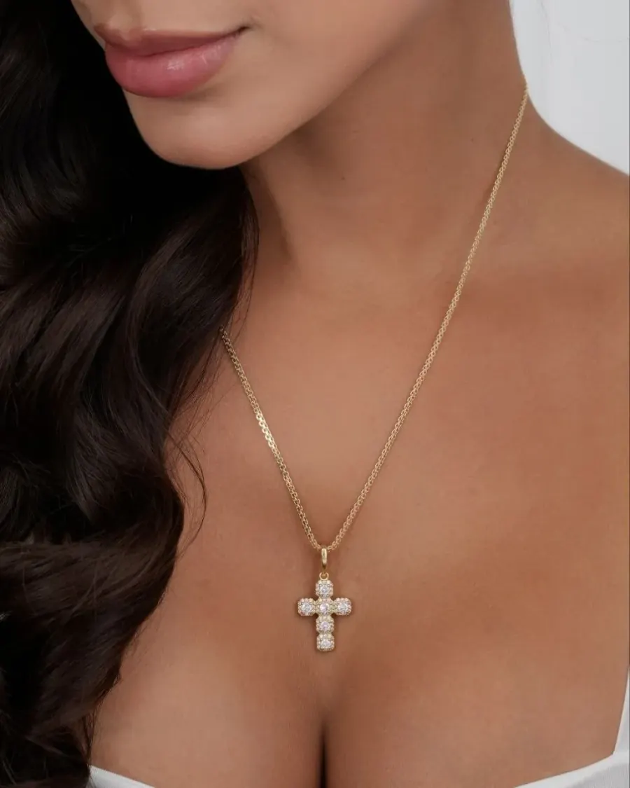 Dije Cruz Charm Crystal — foto 2