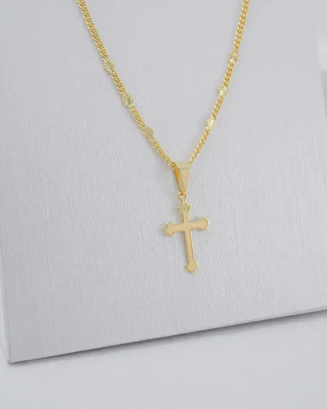 Dije INRI Cruz Delgado 2,4 cm