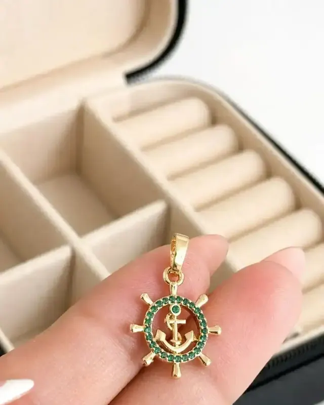 Dije Marinero Circonia Verde