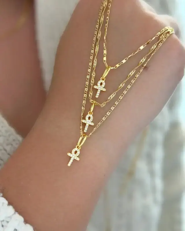 Dije Mini Cruz Ankh