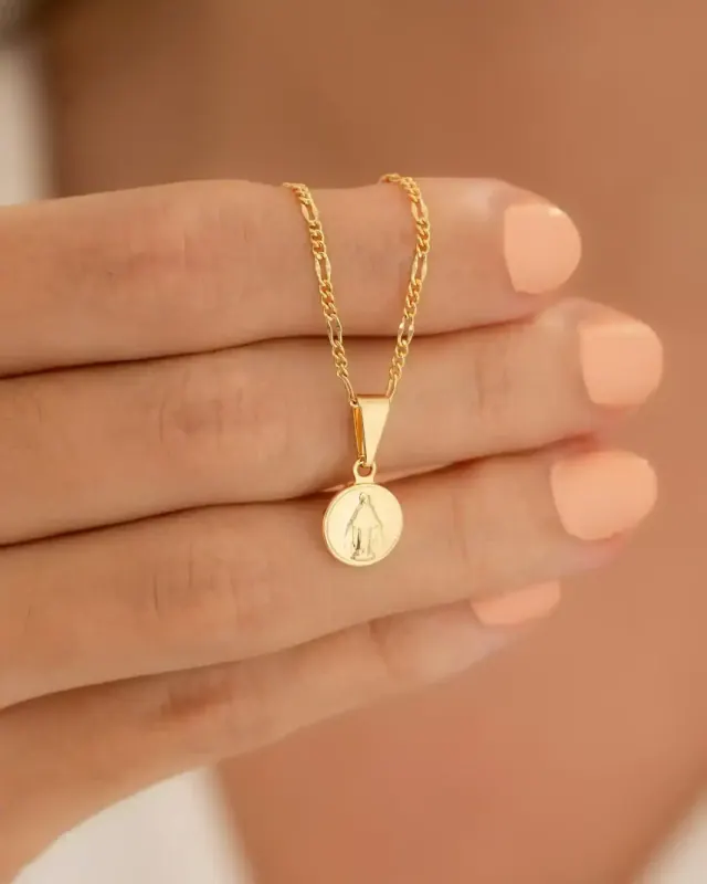 Dije Virgen Milagrosa Redonda