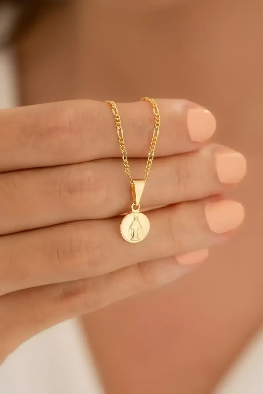 Dije Virgen Milagrosa Redonda