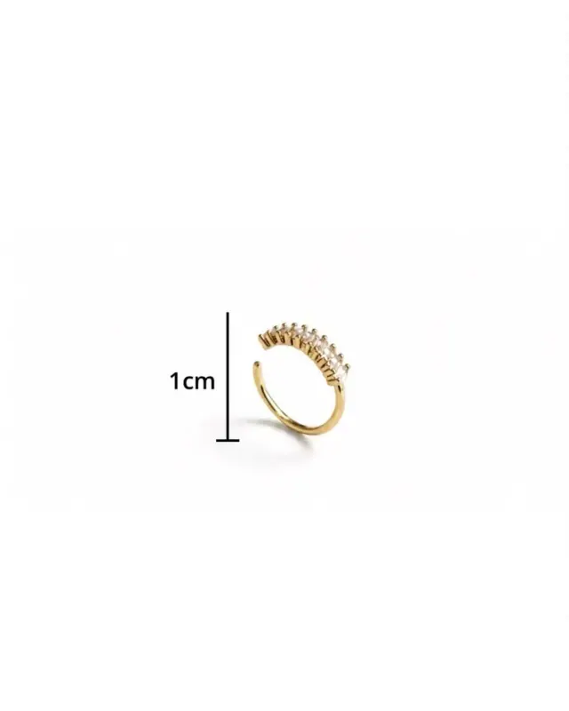 Piercing Baguette Circonia 1 cm