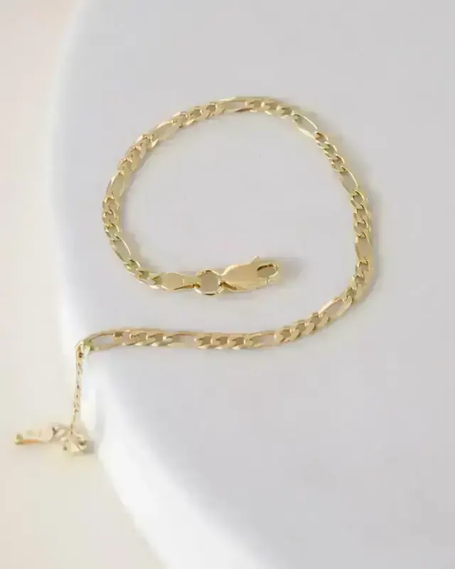 Pulsera 3*1 Italiana 2,9 mm 19,5 cm