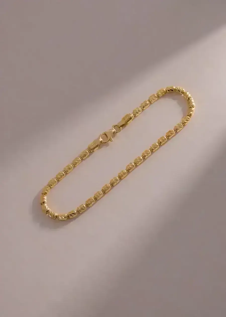Pulsera Barril Italiana 3 mm 19,5 cm