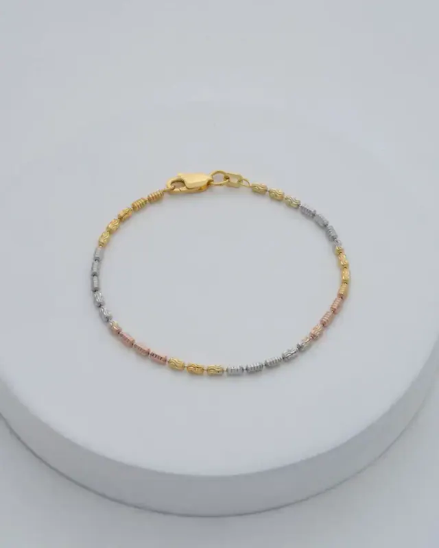 Pulsera Barril Prismc Italiana 16 cm