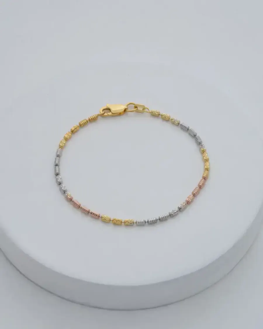 Pulsera Barril Prismc Italiana 16 cm