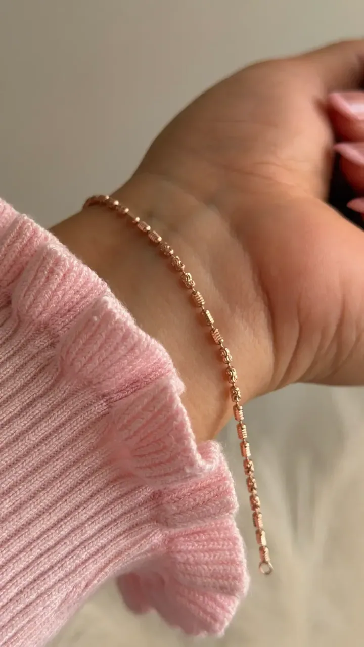 Pulsera Barril Prismc Rose Italiana 16 cm — foto 2
