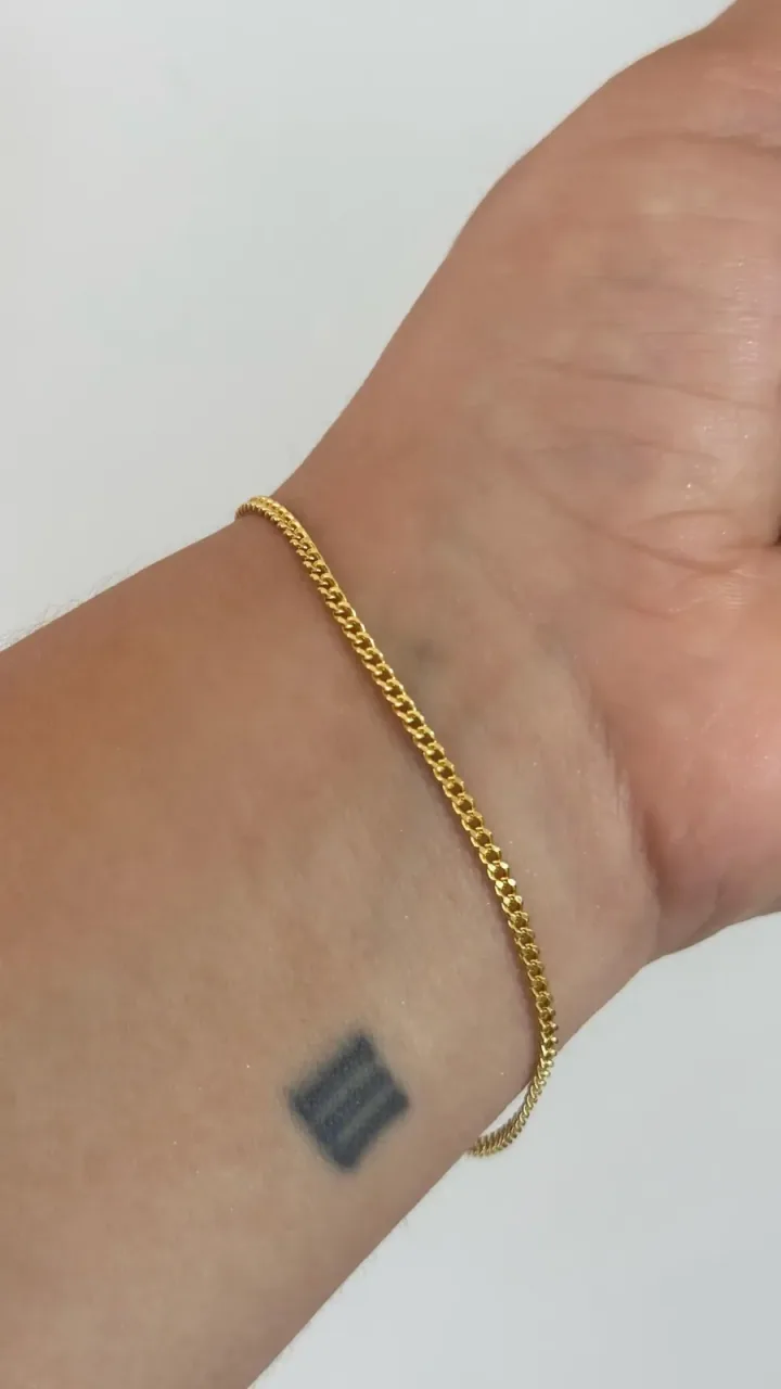 Pulsera Cubana 19 cm — foto 3