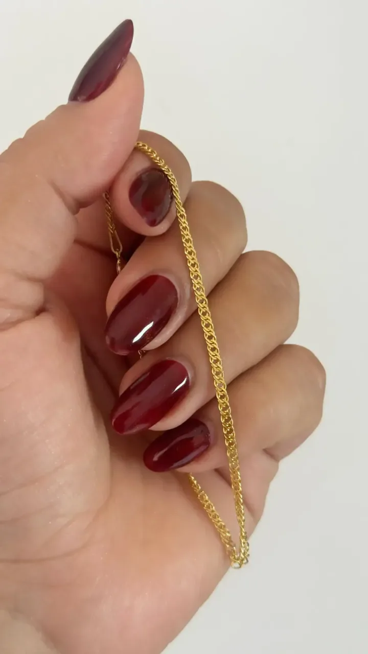 Pulsera Cubana Continua 2,3 mm 19 cm — foto 2
