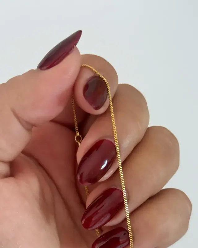 Pulsera Cubanita 1 mm 19 cm
