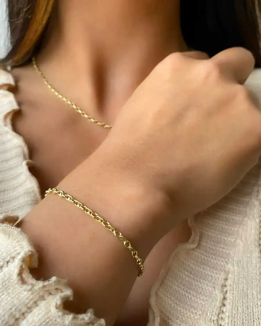 Pulsera Gucci Italiana 2,5 mm 16 cm