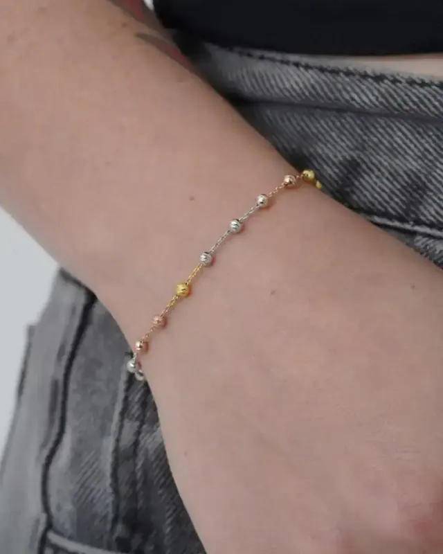 Pulsera Station Redonda 3C Italiana 16 cm